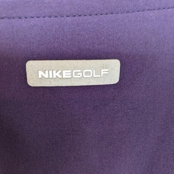 Nike Golf Tour Performance nikebetterworld.com purple half zip -L - Picture 9 of 9